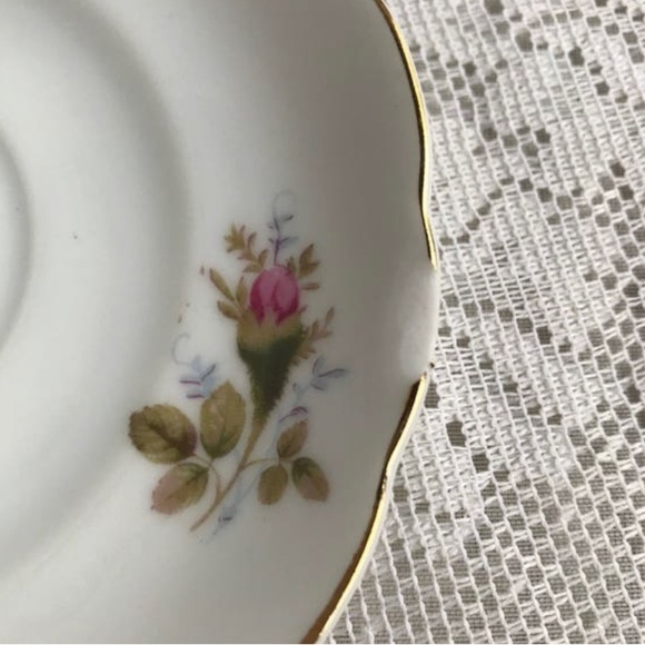 Rose Pattern Saucers Made in Japan - Picture 5 of 10